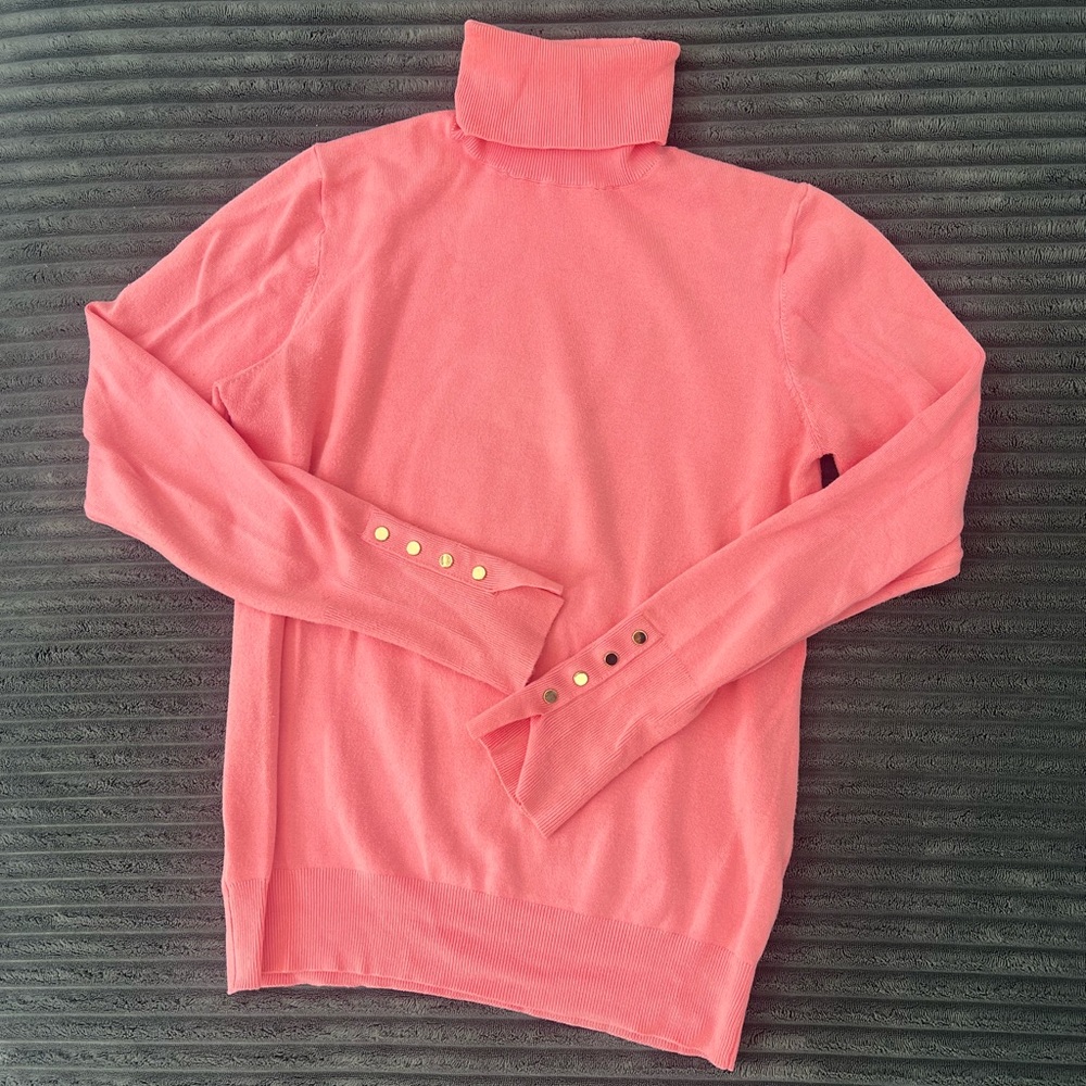 Zara Pink Cowl Neck Sweater
